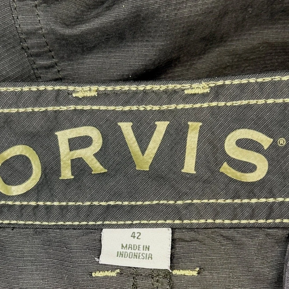 Orvis Performance Shorts 42 Men's Black‎ Ripstop Utility Hiking Fishing